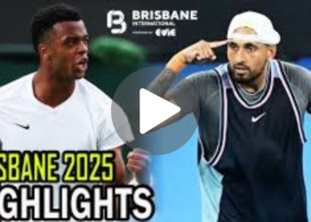 Nick Kyrgios v Giovanni Mpetshi Perricard – Brisbane International Highlights Nick Kyrgios v Giovanni Mpetshi Perricard – Brisbane International Highlights