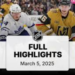 NHL Highlights | Maple Leafs vs. Golden Knights – March 5, 2025 NHL Highlights | Maple Leafs vs. Golden Knights – March 5, 2025